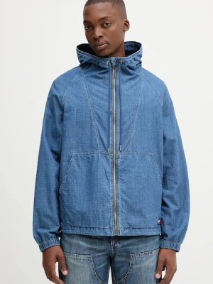 Tommy Jeans kurtka jeansowa kolor granatowy przejściowa oversize DM0DM21243