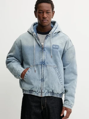 Tommy Jeans kurtka jeansowa kolor niebieski przejściowa DM0DM22137