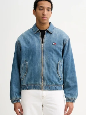 Tommy Jeans kurtka jeansowa kolor niebieski przejściowa DM0DM22269