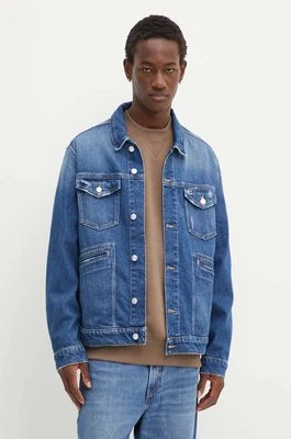 Tommy Jeans kurtka jeansowa męska kolor niebieski przejściowa DM0DM19360