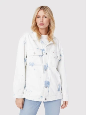 Tommy Jeans Kurtka jeansowa Tjw DW0DW12415 Biały Oversize