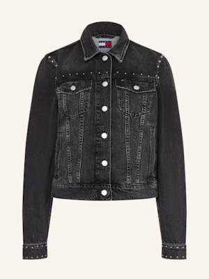 Tommy Jeans Kurtka Jeansowa Z Ćwiekami schwarz