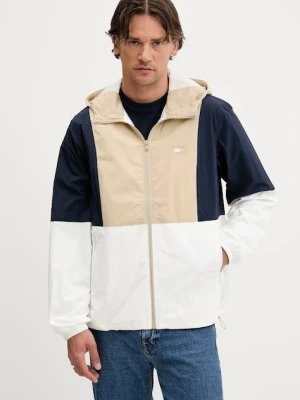 Tommy Jeans kurtka kolor beżowy przejściowa DM0DM21393