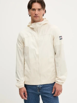 Tommy Jeans kurtka kolor beżowy przejściowa DM0DM21669