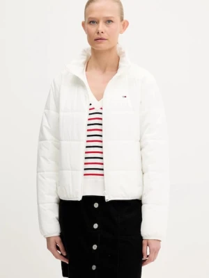 Tommy Jeans kurtka kolor biały zimowa DW0DW20958