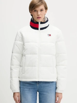 Tommy Jeans kurtka kolor biały zimowa DW0DW21621