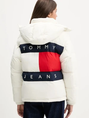 Tommy Jeans kurtka kolor biały zimowa DW0DW22041