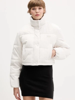 Tommy Jeans kurtka kolor biały zimowa oversize DW0DW21658