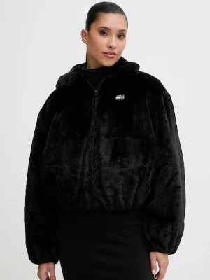 Tommy Jeans kurtka kolor czarny przejściowa oversize DW0DW21669