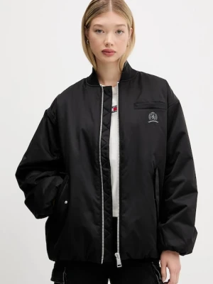 Tommy Jeans kurtka kolor czarny zimowa oversize DW0DW21629