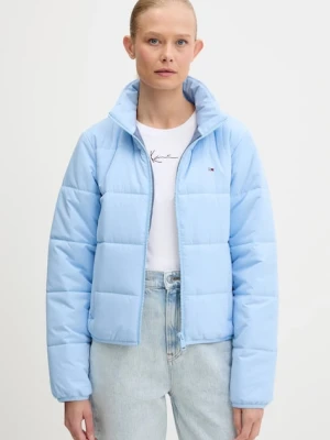 Tommy Jeans kurtka kolor niebieski zimowa DW0DW20958