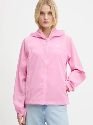Tommy Jeans kurtka kolor różowy przejściowa DW0DW21188