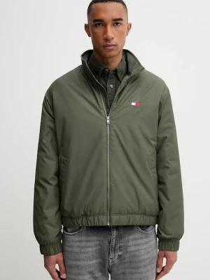Tommy Jeans kurtka kolor zielony przejściowa DM0DM21936