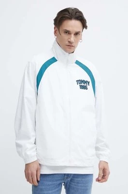 Tommy Jeans kurtka męska kolor biały przejściowa oversize DM0DM18699