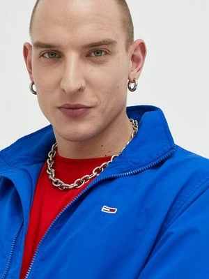 Tommy Jeans kurtka męska kolor niebieski przejściowa