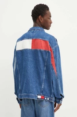 Tommy Jeans kurtka męska kolor niebieski przejściowa oversize DM0DM19366