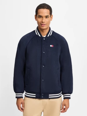 Tommy Jeans Kurtka męska Mężczyźni niebieski jednolity,