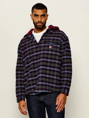 Tommy Jeans Kurtka | Oversize fit bordowy