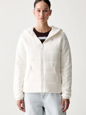 Tommy Jeans kurtka pikowana damska beżowy