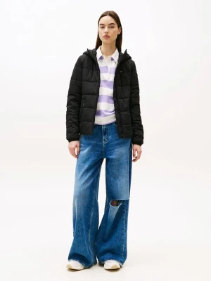 TOMMY JEANS Kurtka pikowana w kolorze czarnym rozmiar: XS