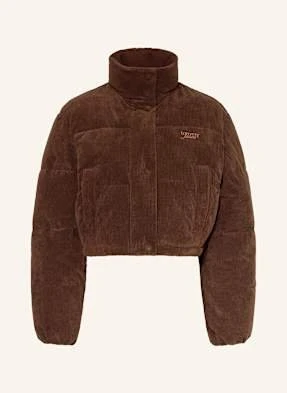 Tommy Jeans Kurtka Pikowana Ze Sztruksu braun