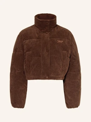 Tommy Jeans Kurtka Pikowana Ze Sztruksu braun
