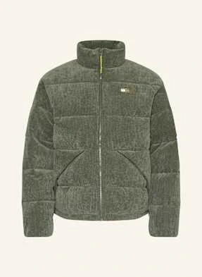 Tommy Jeans Kurtka Pikowana Ze Sztruksu gruen