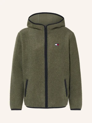 Tommy Jeans Kurtka Pluszowa gruen OLIWKOWY