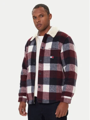 Tommy Jeans Kurtka przejściowa Check Teddy DM0DM22010 Kolorowy Regular Fit