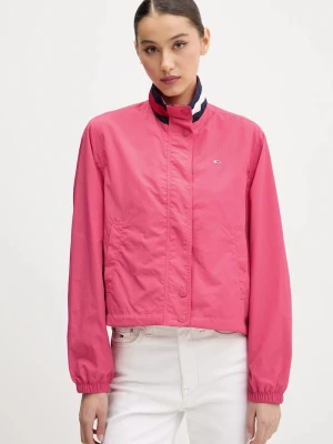 Tommy Jeans kurtka przejściowa damska różowy
