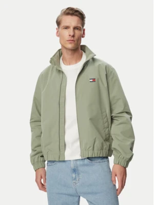 Tommy Jeans Kurtka przejściowa Essential DM0DM22720 Zielony Regular Fit