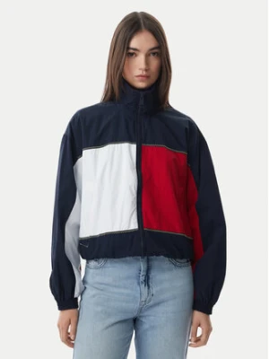 Tommy Jeans Kurtka przejściowa Flag DW0DW22914 Granatowy Regular Fit
