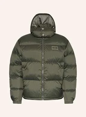 Tommy Jeans Kurtka Puchowa Aurora Z Odpinanym Kapturem gruen