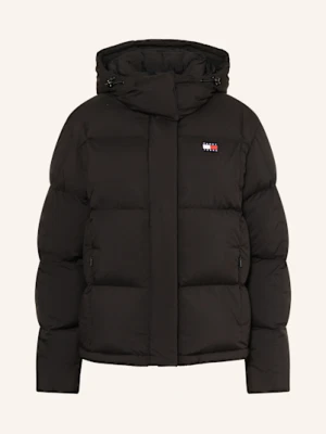 Tommy Jeans Kurtka Puchowa Aurora Z Odpinanym Kapturem schwarz