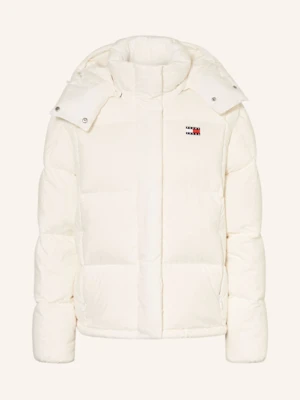 Tommy Jeans Kurtka Puchowa Aurora Z Odpinanym Kapturem weiss