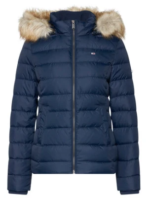 Tommy Jeans Kurtka puchowa Basic DW0DW08588 Granatowy Regular Fit
