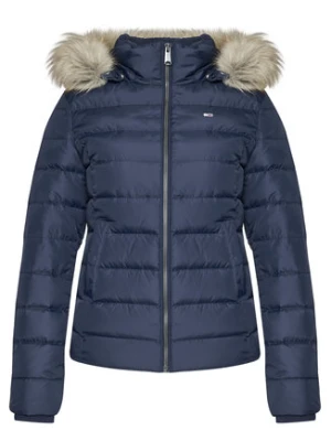 Tommy Jeans Kurtka puchowa Basic DW0DW08588 Granatowy Regular Fit
