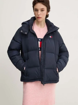 Tommy Jeans kurtka puchowa damska granatowy