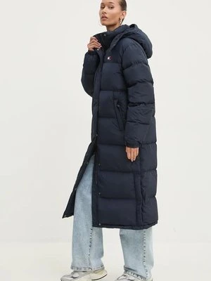 Tommy Jeans kurtka puchowa damska kolor granatowy zimowa oversize DW0DW18860