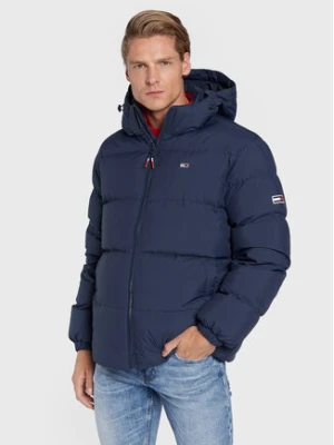 Tommy Jeans Kurtka puchowa Essential DM0DM15447 Granatowy Regular Fit