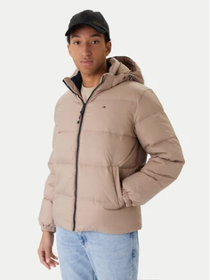 Tommy Jeans Kurtka puchowa Essential DM0DM19786 Beżowy Regular Fit