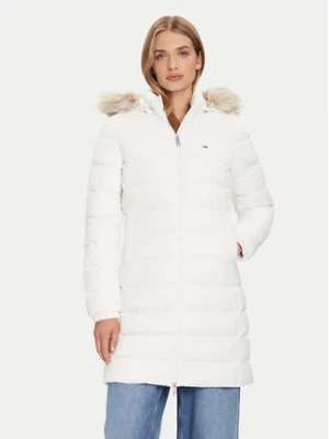 Tommy Jeans Kurtka puchowa Essential DW0DW18864 Écru Slim Fit