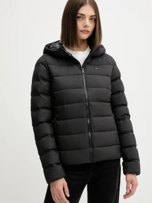 Tommy Jeans kurtka puchowa kolor czarny zimowa DW0DW21617