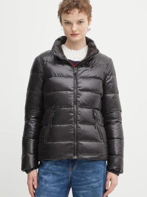 Tommy Jeans kurtka puchowa kolor czarny zimowa DW0DW21618