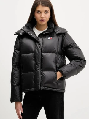 Tommy Jeans kurtka puchowa kolor czarny zimowa DW0DW22040