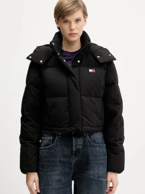 Tommy Jeans kurtka puchowa kolor czarny zimowa oversize DW0DW21624