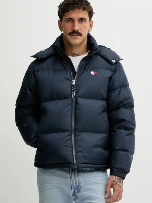 Tommy Jeans kurtka puchowa kolor granatowy zimowa DM0DM22036