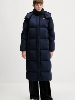 Tommy Jeans kurtka puchowa kolor granatowy zimowa DW0DW21977