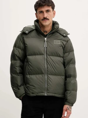 Tommy Jeans kurtka puchowa kolor zielony zimowa DM0DM22036