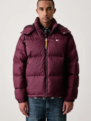 Tommy Jeans kurtka puchowa męska bordowy